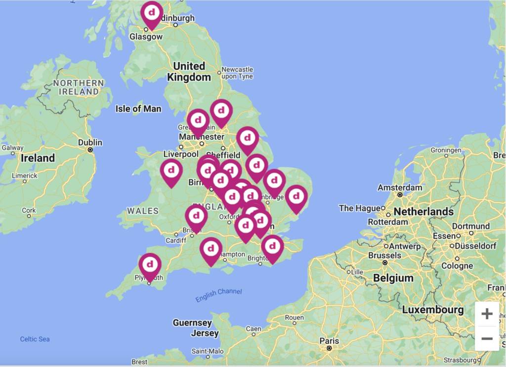 Service Centre Static Map